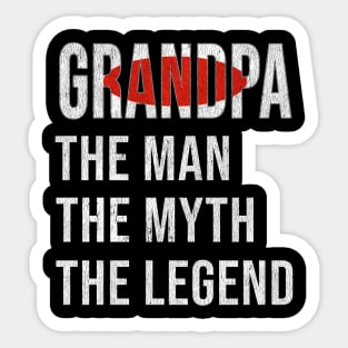 Grand Father Japanese Grandpa The Man The Myth The Legend - Gift for Japanese Dad With Roots From  Japan Sticker